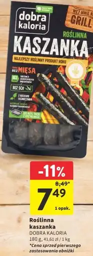 Intermarche Dobra Kaloria Roślinna kaszanka oferta