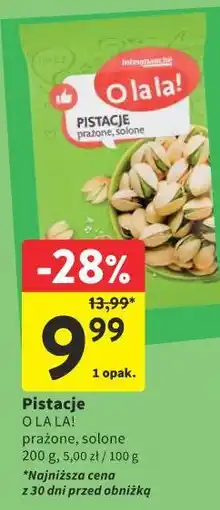 Intermarche Pistacje O LA LA! oferta