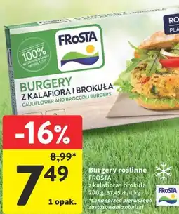 Intermarche Frosta Burgery roślinne z kalafiora i brokuła oferta
