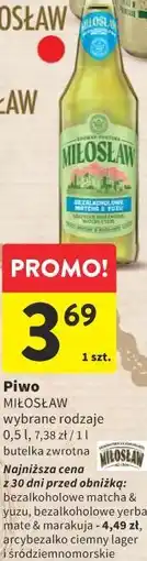 Intermarche Piwo MIŁOSŁAW wybrane rodzaje oferta