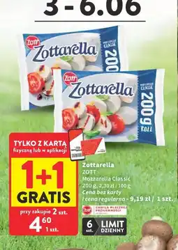 Intermarche Zottarella Zott Mozzarella Classic oferta