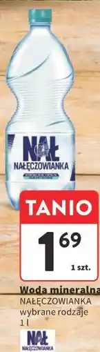 Intermarche Woda mineralna Nałęczowianka wybrane rodzaje oferta