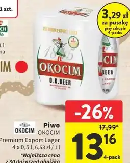 Intermarche Piwo OKOCIM Premium Export Lager oferta