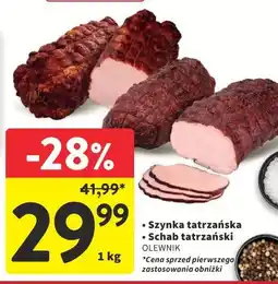 Intermarche Szynka tatrzańska / Schab tatrzański Olewnik oferta