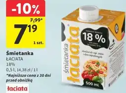 Intermarche Śmietanka 18% Łaciata oferta