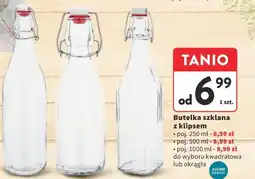 Intermarche Butelka szklana z klipsem oferta