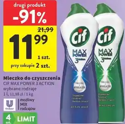 Intermarche Mleczko do czyszczenia CIF MAX POWER 3 ACTION oferta