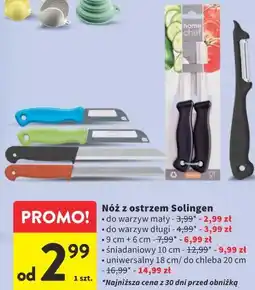 Intermarche Nóż z ostrzem Solingen oferta