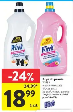 Intermarche Płyn do prania WIREK oferta