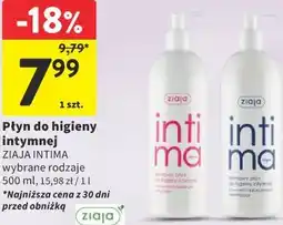 Intermarche Płyn do higieny intymnej ZIAJA INTIMA oferta