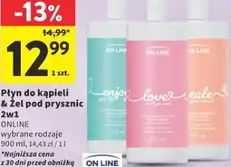 Intermarche Płyn do kąpieli & Żel pod prysznic 2w1 ONLINE oferta