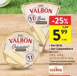 Intermarche Ser Brie / Ser Camembert Valbon oferta