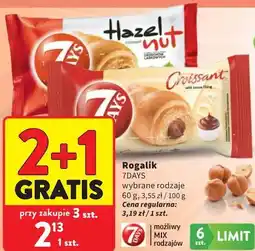 Intermarche Rogalik 7DAYS wybrane rodzaje oferta