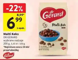 Intermarche Malti Keks DR GERARD wybrane rodzaje oferta