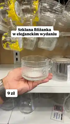 Pepco Szklana filiżanka oferta