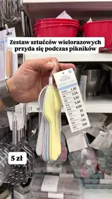 Pepco Zestaw sztućców wielorazowych Pepco Home oferta