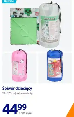 Action Śpiwór dziecięcy Hello Kitty 70x170 cm oferta