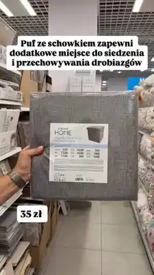 Pepco Puf ze schowkiem Pepco Home oferta