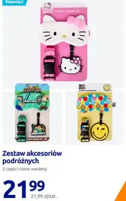 Action Zestaw akcesoriów podróżnych Smiley World 3-pak oferta
