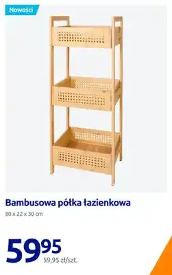 Action Bambusowa półka łazienkowa oferta