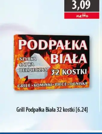 DUO-TES Grill Podpałka Biała oferta