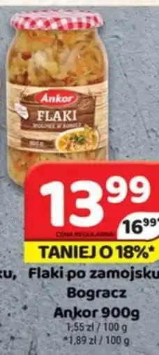 Delfin Ankor Flaki po zamojsku, Bogracz oferta