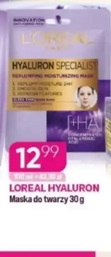 Koliber drogerie LOréal Hyaluron Maska do twarzy oferta