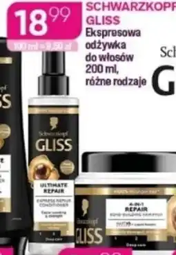 Koliber drogerie Schwarzkopf Gliss Ekspresowa odżywka do włosów oferta