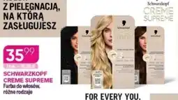 Koliber drogerie Schwarzkopf Creme Supreme Farba do włosów oferta