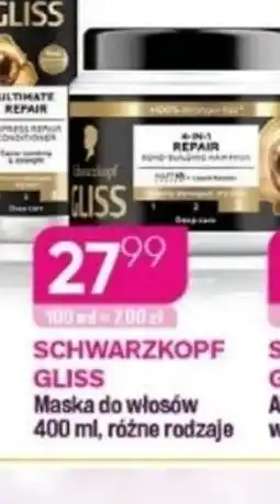 Koliber drogerie Schwarzkopf Gliss Maska do włosów oferta