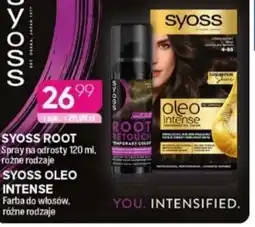 Koliber drogerie Syoss Root Spray na odrosty lub Oleo Intense Farba do włosów oferta