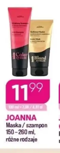 Koliber drogerie Joanna Maska / szampon oferta