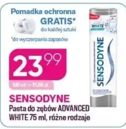 Koliber drogerie Sensodyne Pasta do zębów Advanced White oferta