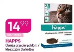 Koliber drogerie Happs Obroża przeciw pchłom / kleszczom dla kotów oferta