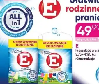E Proszek do prania