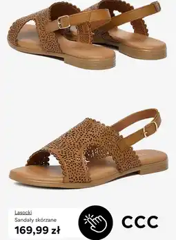 CCC Lasocki Sandały skórzane oferta