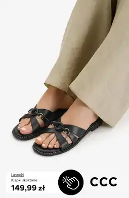 CCC Lasocki Klapki skórzane oferta