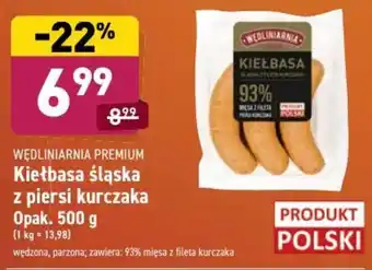 ALDI Kiełbaska śląska z piersi kurczaka 500g oferta