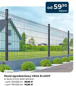 Mrówka Wiśniowski Panel ogrodzeniowy vega B light oferta