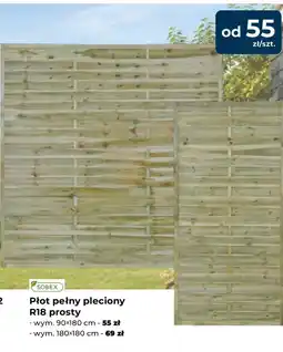 Mrówka Sobex Płot pełny pleciony R18 prosty oferta