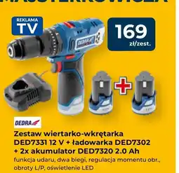 Mrówka Dedra Zestaw wiertarko-wkrętarka DED7331 12 V oferta