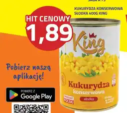 Hildebrandt King Kukurydza konserwowa słodka oferta