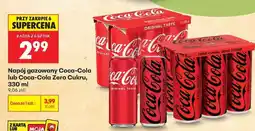 Biedronka Napój gazowany Coca-Cola lub Coca-Cola Zero Cukru, 330 ml oferta