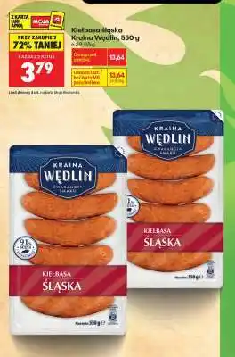 Biedronka Kiełbasa Śląska Kraina Wędlin 550 g oferta
