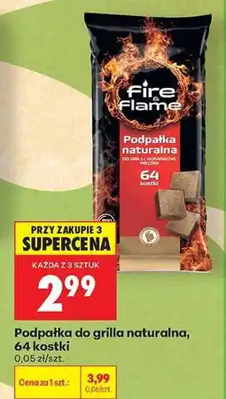 Biedronka podpałka do grilla naturalna 64 kostki oferta