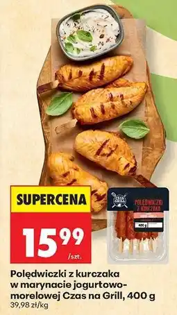 Biedronka Polędwiczki z kurczaka w marynacie jogurtowo morelowej Czas na Grill 400 g oferta