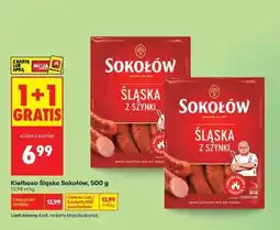 Biedronka Kiełbasa Śląska Sokołów, 500 g oferta