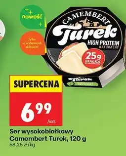 Biedronka Ser wysokobiałkowy Camembert Turek, 120 g oferta