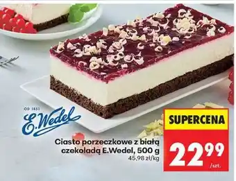 Biedronka Ciasto porzeczkowe z białą czekoladą E.Wedel, 500 g oferta