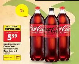 Biedronka Napój gazowany Coca-Cola lub Coca-Cola Zero Cukru, 2 l oferta